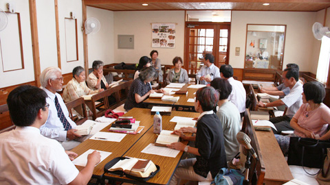 聖書の学びの会の様子