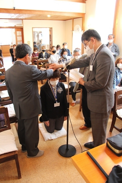 長老任職・就職式がありました
